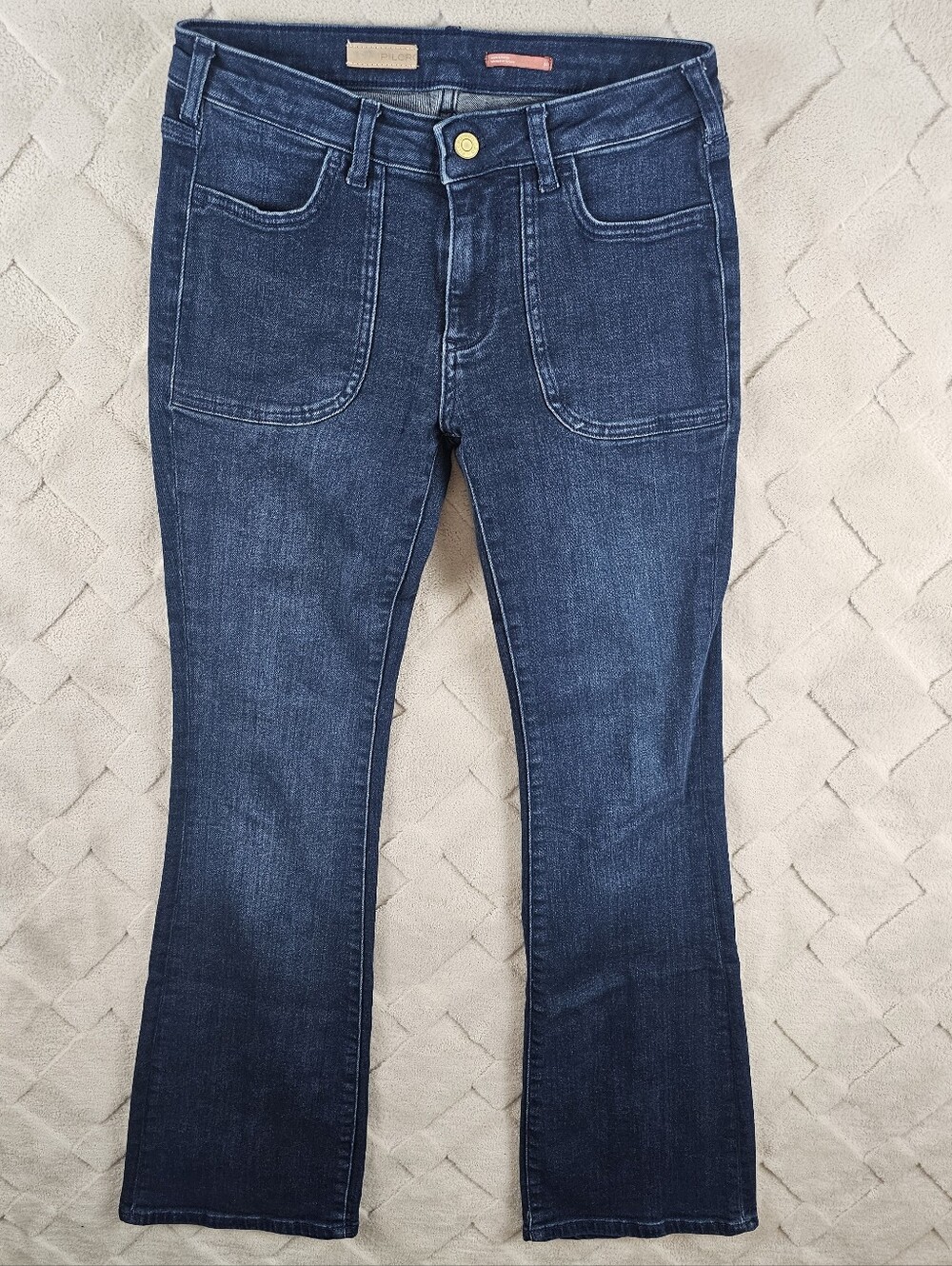 Pilcro by Anthropologie The Icon Low-Rise Flare Jean Womens 25